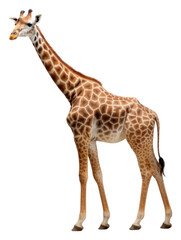 Fototapeta premium PNG Giraffe wildlife standing animal.