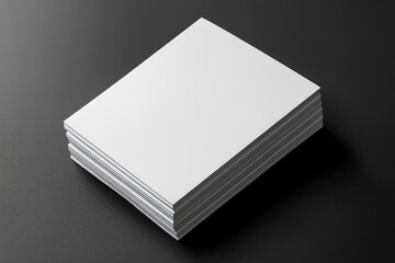 white business card mockup, blank with generative ai