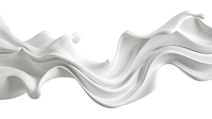 Abstract White Wave.
