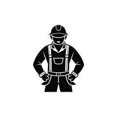 man plumber illustration silhouette