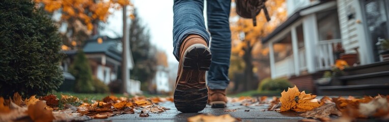 Professional Handyman Ready for Work at a Residential Home