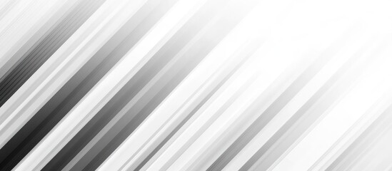 Obraz premium Minimalist geometric pattern featuring thin diagonal stripes in gradient shades of white and gray on a transparent background
