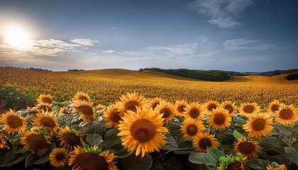 Obraz premium Sunflower - Bright and cheerful.