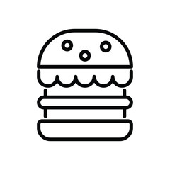  Burger vector icon