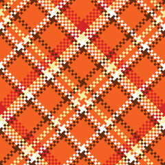 Tartan Plaid Pattern Seamless. Scottish Plaid, Template for Design Ornament. Seamless Fabric Texture. Vector Illustration