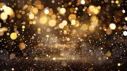 Fototapeta premium Sparkling Golden Lights