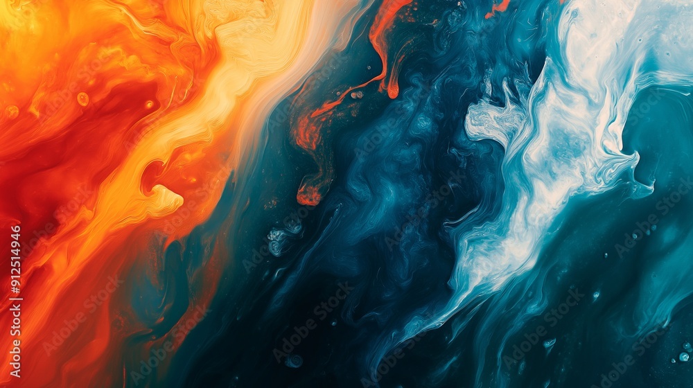 Aufkleber abstract colors and lines background wallpaper. abstract forms and acrylic or oil paints pattern tex