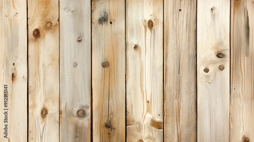 Aufkleber Wooden fence or table surface texture seamless background close up for designers and text with empty copy space