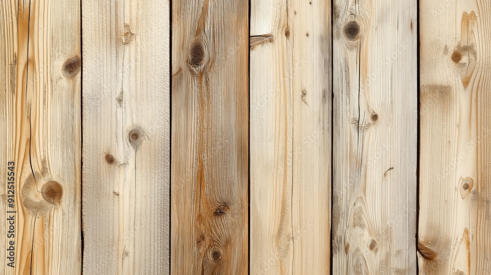 Aufkleber Wooden fence or table surface texture seamless background close up for designers and text with empty copy space