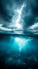 Naklejka premium A mesmerizing underwater world