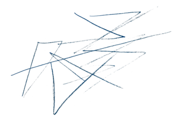 Blue pencil lines on transparent background.