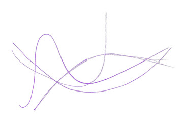 Purple pencil lines on transparent background.