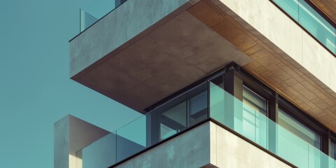 Abstract modern architecture