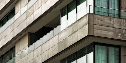 Abstract modern architecture