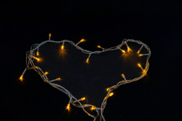 Christmas Lights Warm Flickering wire LED Lights for Festival celebration