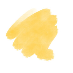 Yellow Abstract Brush Stroke Painted Effect