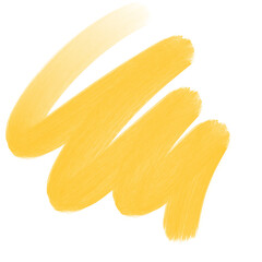 Yellow Abstract Brush Stroke Painted Effect