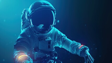Astronaut in Space: Futuristic Exploration