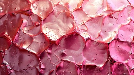 Obraz premium A pink background with a lot of pink flowers