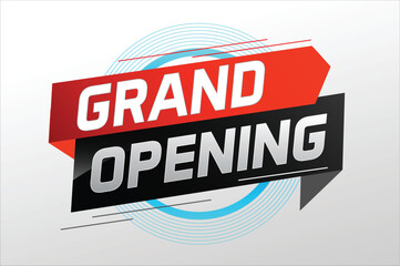 coming soon grand opening word concept vector illustration with megaphone and 3d, web, mobile app, poster, banner, flyer, background, gift card, coupon, label, wallpaper

