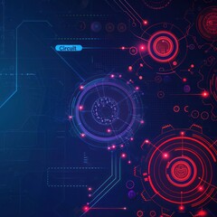 Obraz premium Abstract Technology Circuitry Background