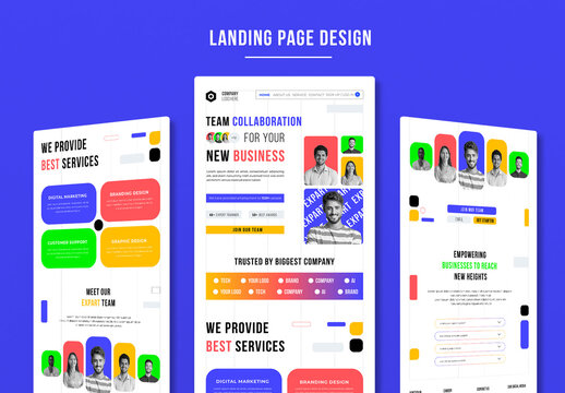 Corporate Landing Page