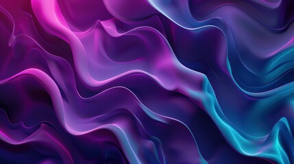Fototapeta premium Abstract Wavy Background with Vivid Colors