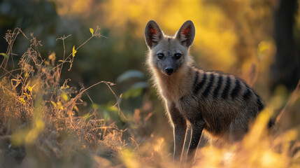 aardwolf an African native animal