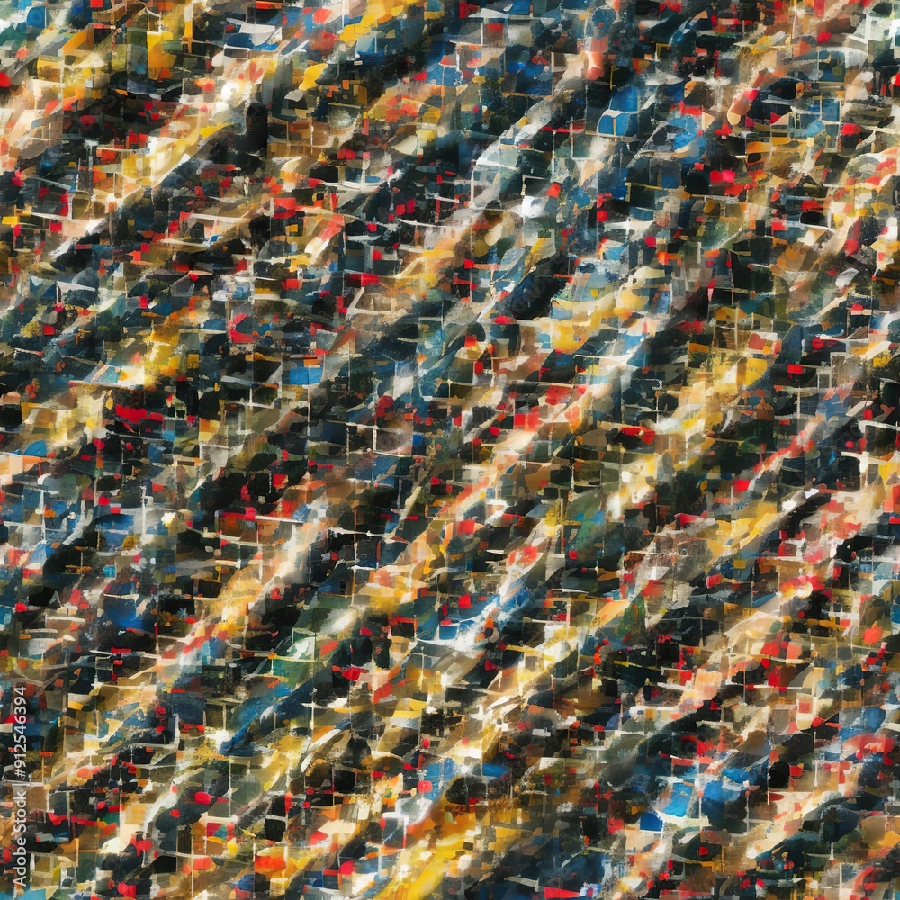 Fototapete abstract multicolored background of spots of different sizes and colors