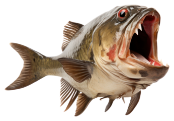 PNG Animal fish aggression.