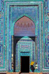 The ensemble of mausoleums Shahi-Zinda. Samarkand, Uzbekistan.