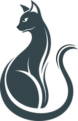 black cat silhouette