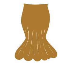 women apparel - skirt fashion illustration