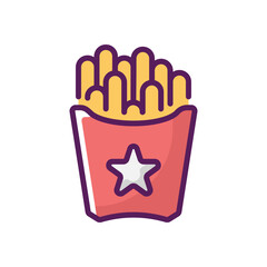 fries vector icon