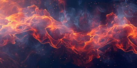 Abstract fire background