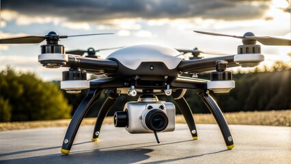 Fototapeta premium Drone Ready for Flight. Technology concept