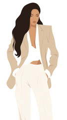 Fototapeta premium PNG Drawing sketch female adult.