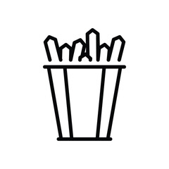 Fries vector icons