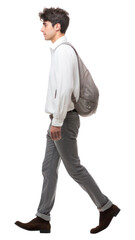 PNG Backpack standing walking adult.