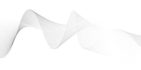 Undulate gray wave swirl,Abstract grey wave lines on transparent background.Grey wave swirl, frequency sound wave,wisted curve lines with blend effect.twisted curve lines with blend effect,