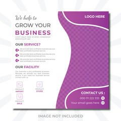  Clean and modern, social media post design,