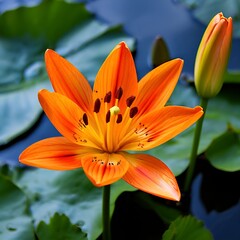 orange-lily-lotus-flower 