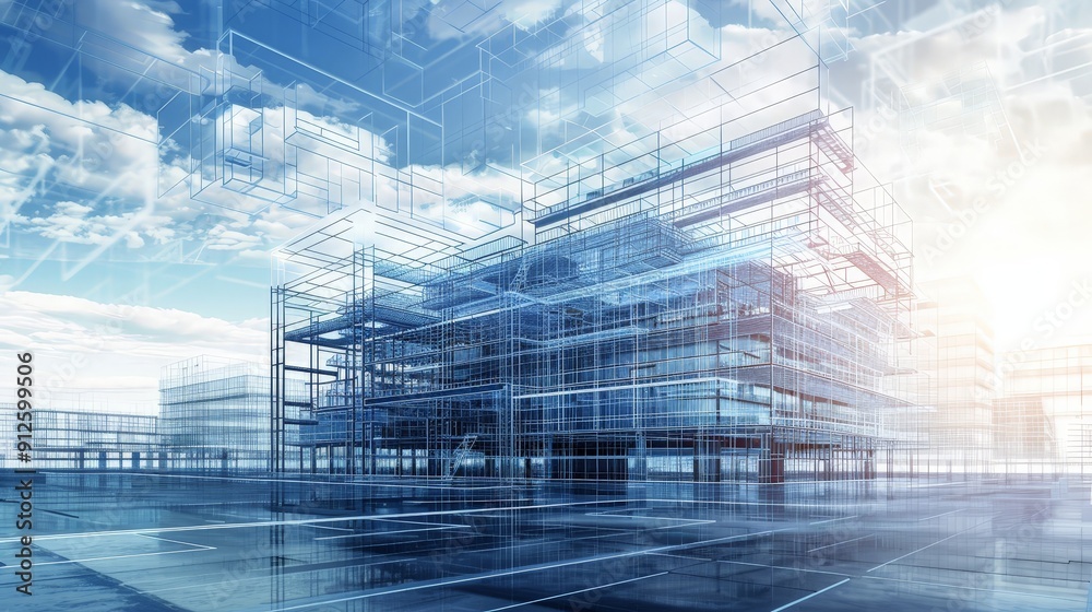 Aufkleber the integration of blueprint data with building information modeling (bim) platforms supports multid