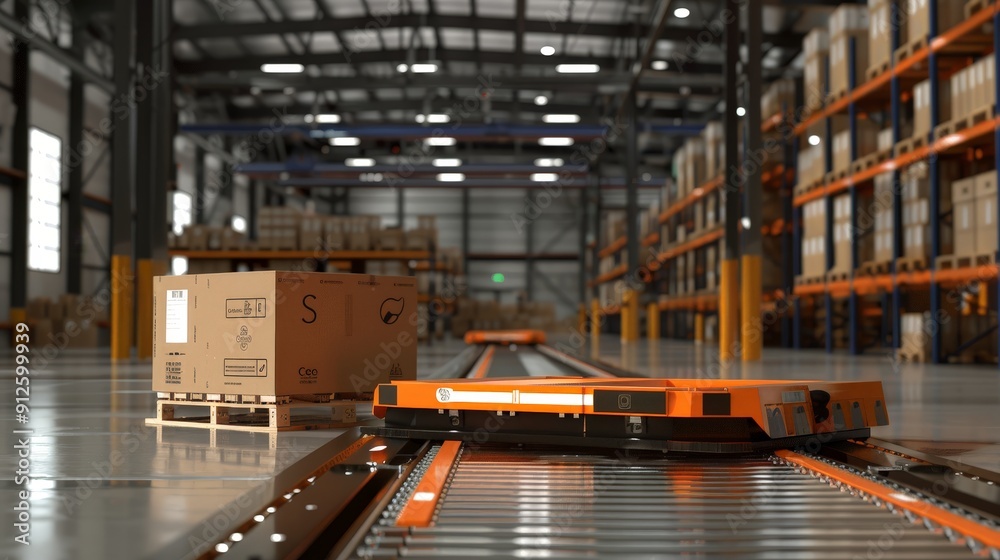 Poster the integration of loading docks with automated conveyor systems and robotic palletizers enhances ma