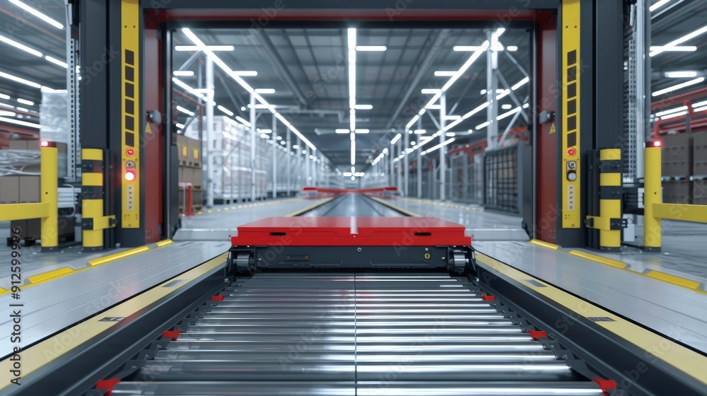 Poster the integration of loading docks with automated conveyor systems and robotic palletizers enhances ma
