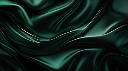 Fototapeta premium Luxurious 3D dark green background with rich textures and subtle lighting, perfect for elegant and sophisticated visuals.
