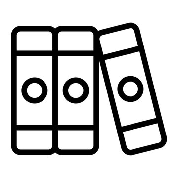 recommend clip art: book line icon