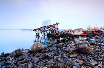 Forgotten Vessels in the Abandoned Shores