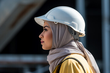 Obraz premium Beautiful arabian young woman in modern life everyday routine business, Generative AI