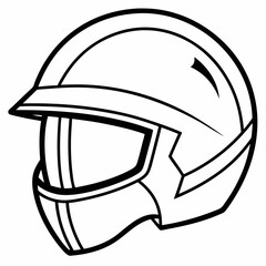 Helmet art vector illustration